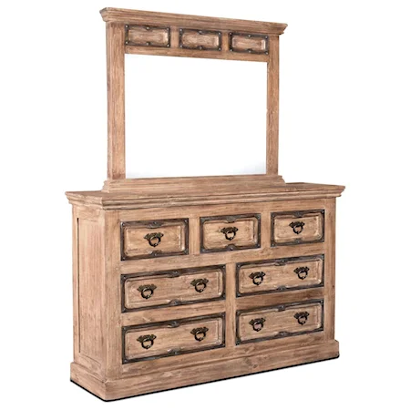 7 Drawer Dresser With Mirror